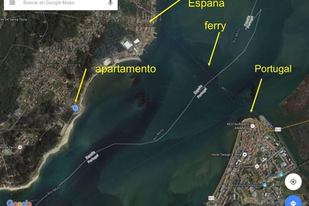 Apartamento En Primera Linea De Playa A Guarda Εξωτερικό φωτογραφία